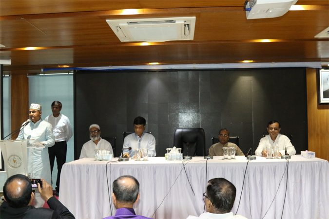 পুঁজিবাজার উন্নয়নের লক্ষ্যে মাননীয় অর্থমন্ত্রীর সহিত কমিশনের আলোচনা সভা